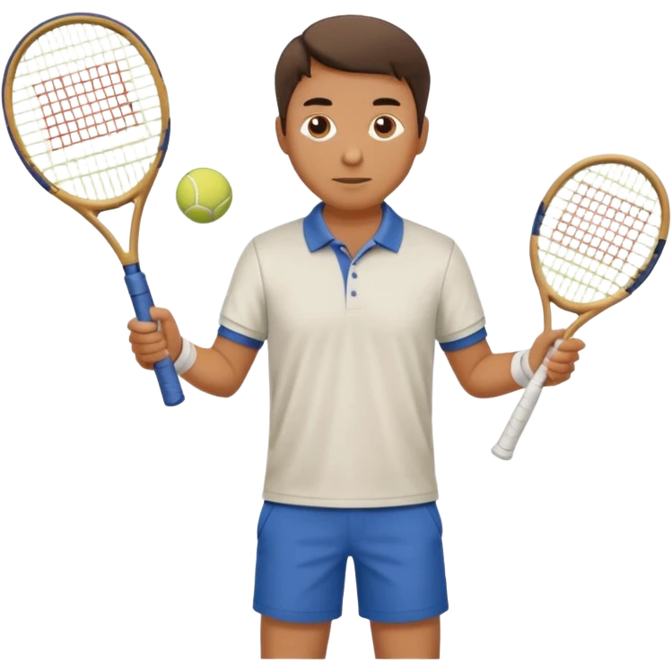 man playing tennis emoji