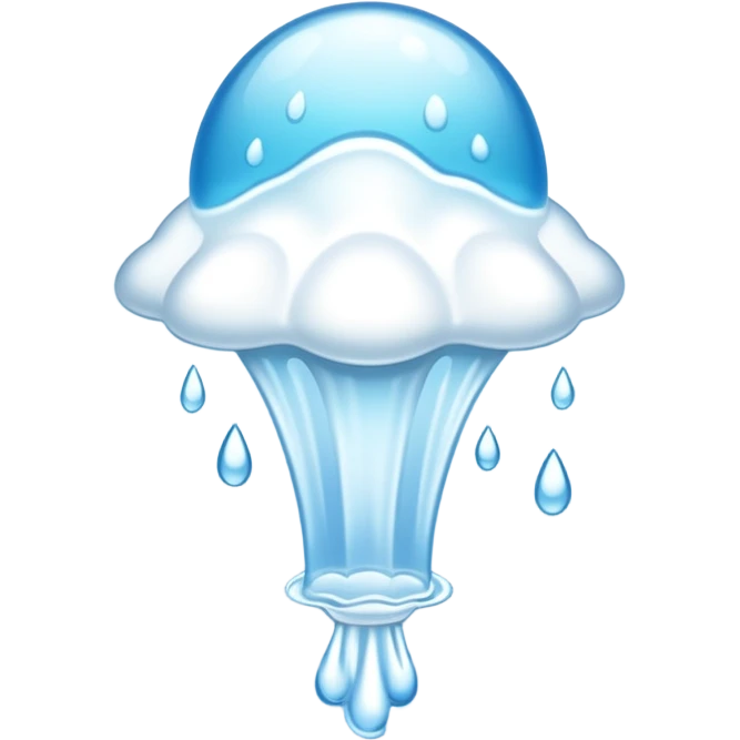 A squirt of cum flying in the air  emoji