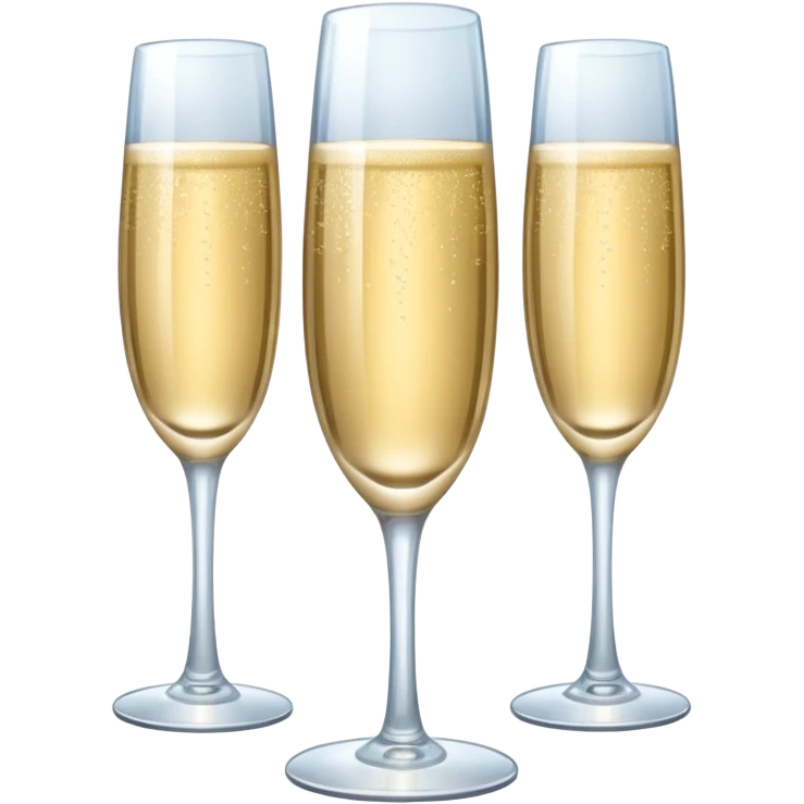 tower of champagne glasses emoji