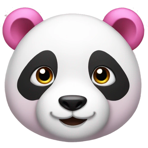 pink panda  emoji