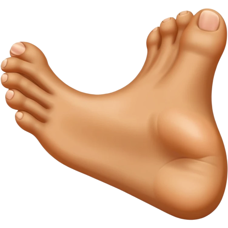 human foot emoji
