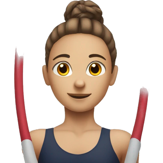 Gymnast on rings emoji