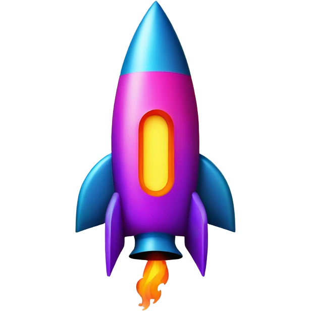 Rocket signboard emoji