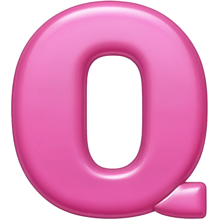 pink letter D emoji emoji