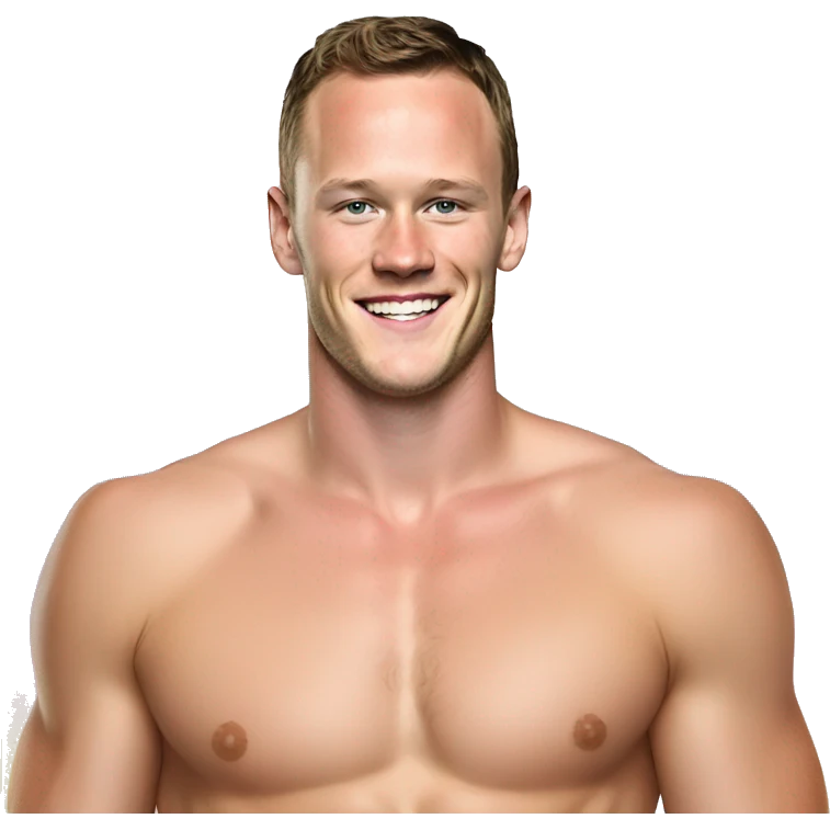 Jonathan Toews beach body with rainbow background emoji