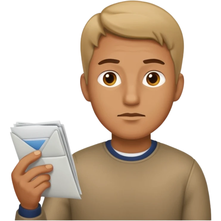 read mail with no rection man emoji