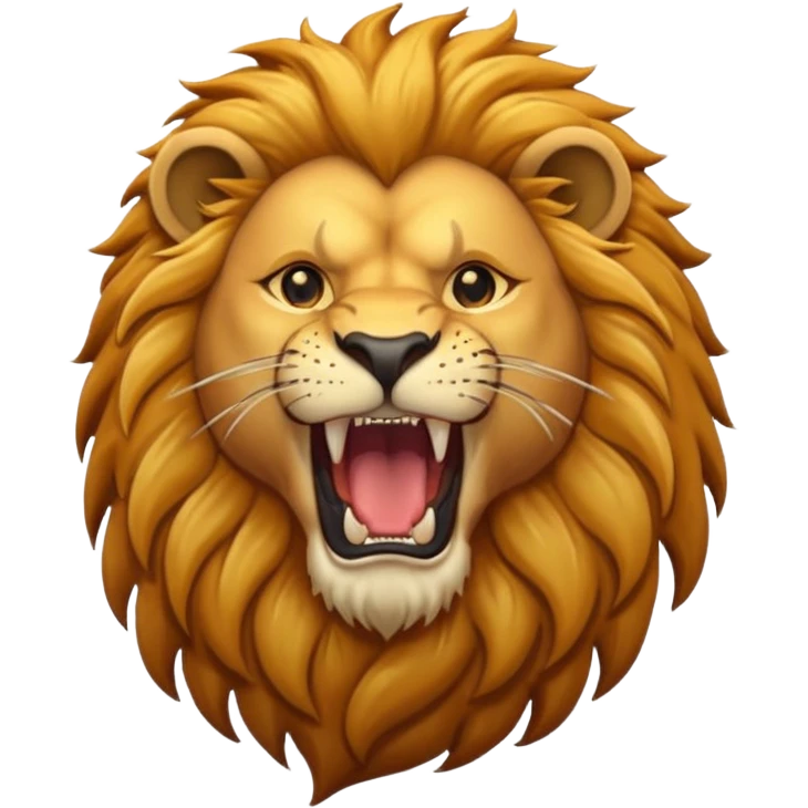 lion roaring emoji emoji