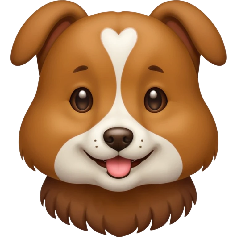 Dog saying I love u emoji