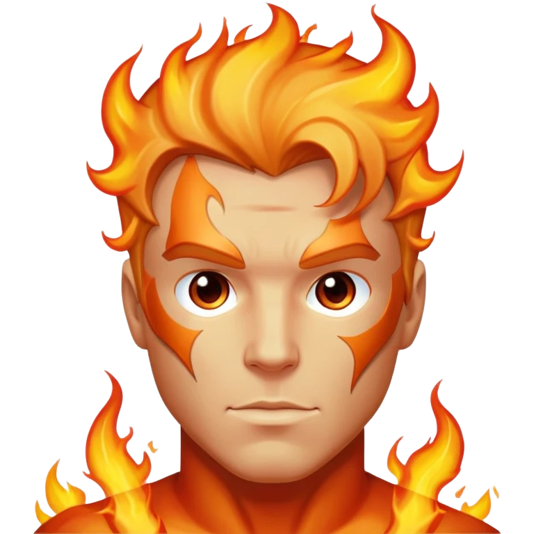 Marvel human torch  emoji