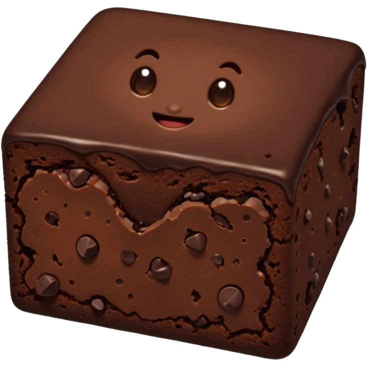 Chocolate Brownie emoji