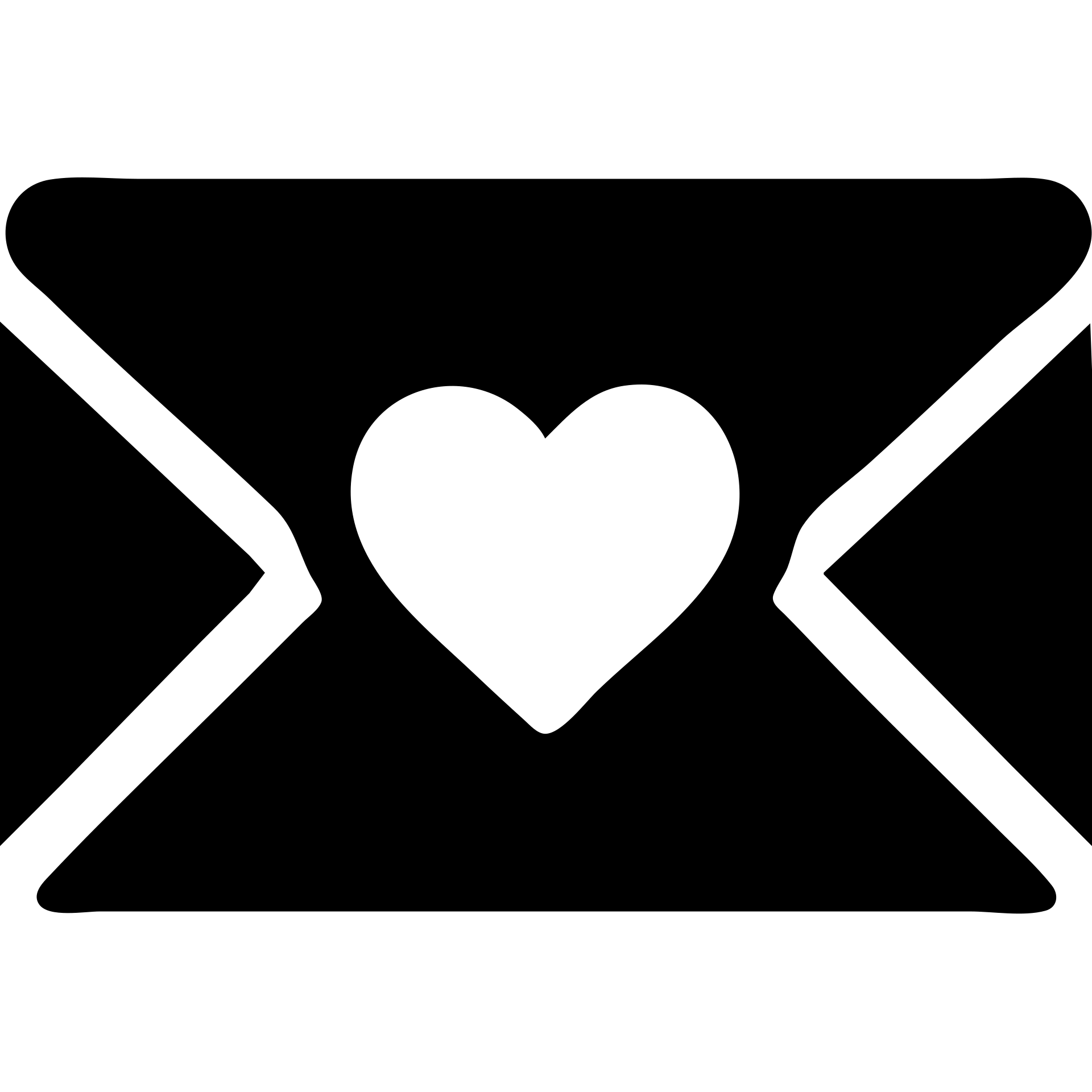white letter with a pink heart in the center, minimal, modern icon style emoji