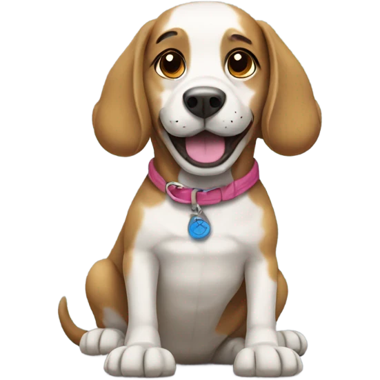dog wearing crocs emoji