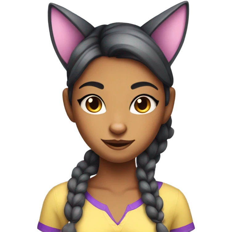 anime cat girl emoji