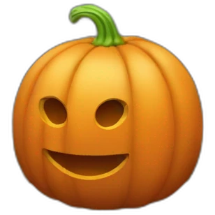 pumpkin and field emoji