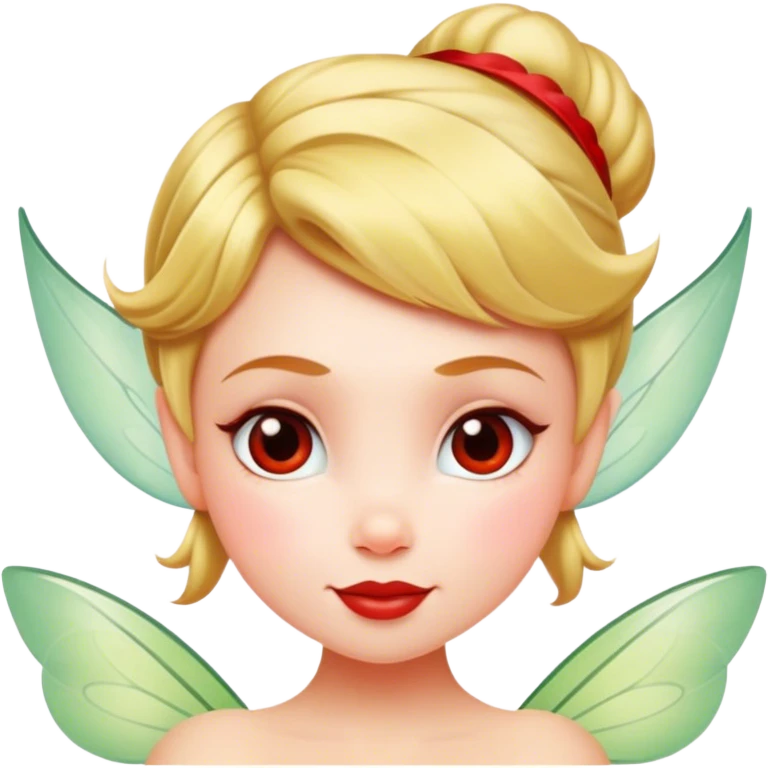 Tinker bell bochechas vermelhas  emoji