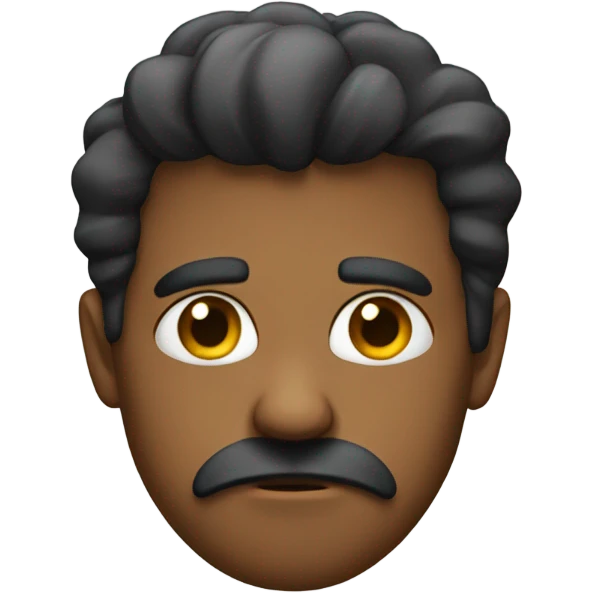 not happy emoji