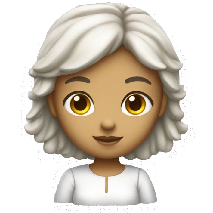girl angel statue emoji