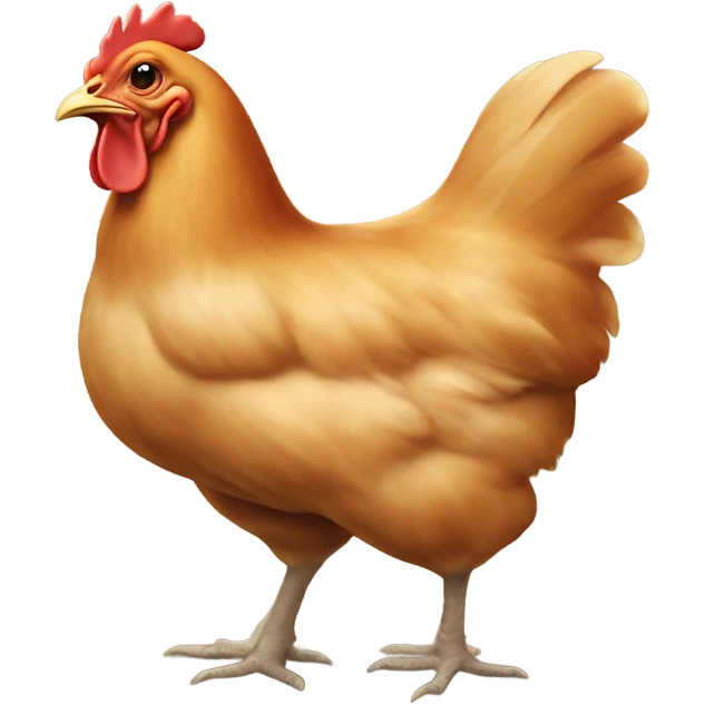 chicken butt emoji
