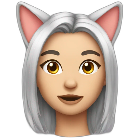 sexy cat ears emoji