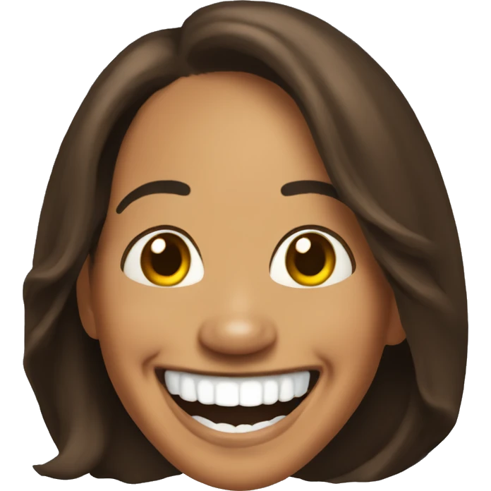 Kamala Harris laughing emoji