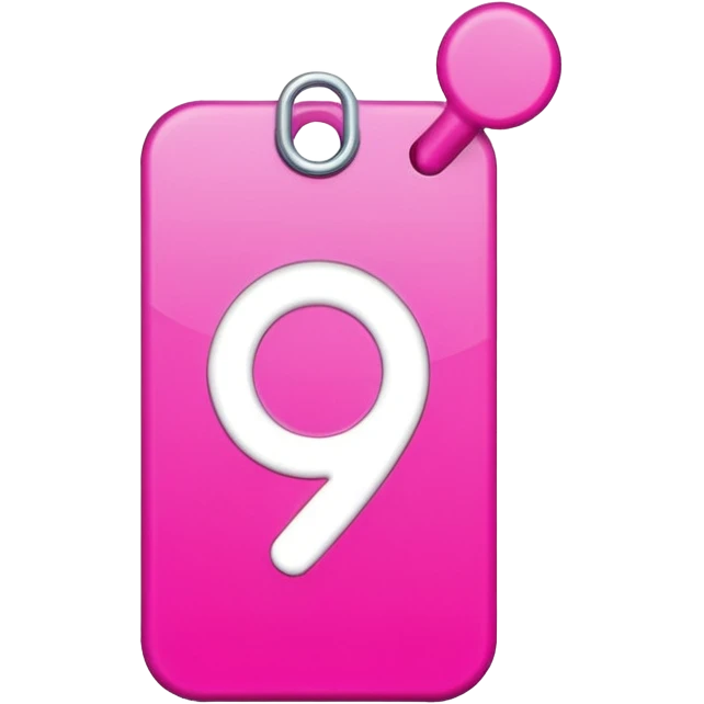 list marker pink emoji