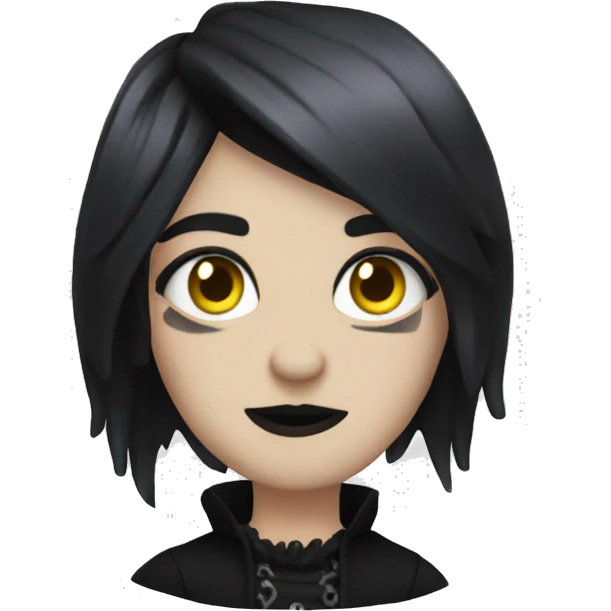 Goth Christmas emoji