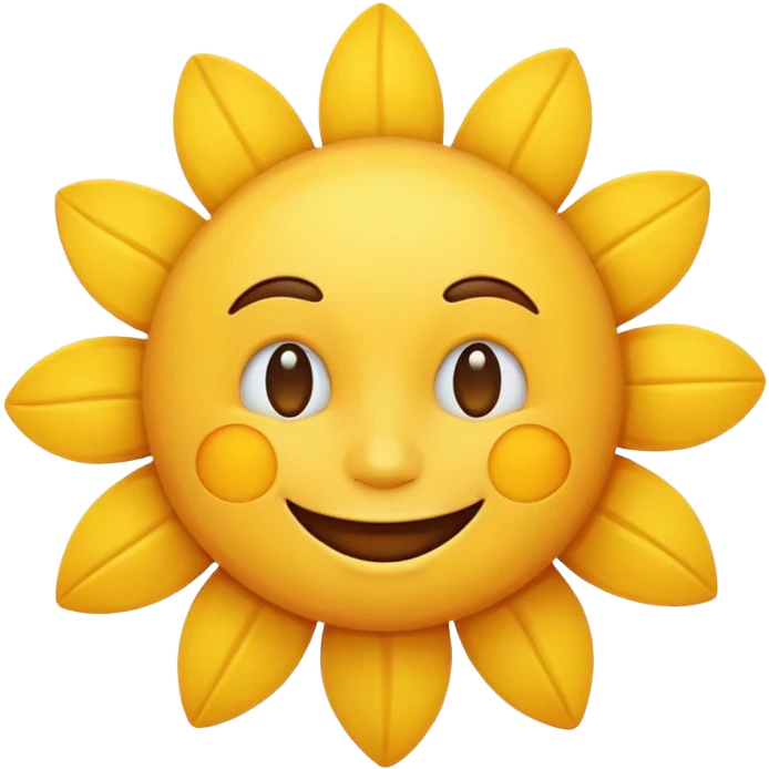 Mr. Sun emoji