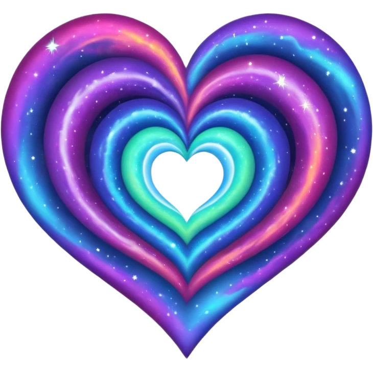 galaxy heart  emoji
