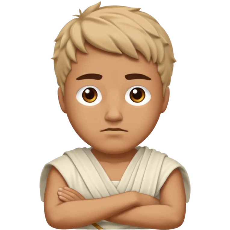 Ulysses from the Odyssey looking at me with crossed arms emoji