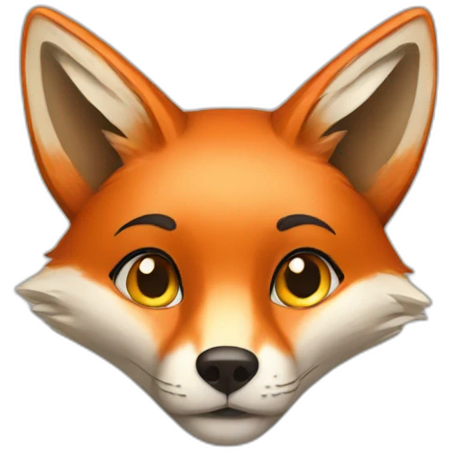 female fox emoji