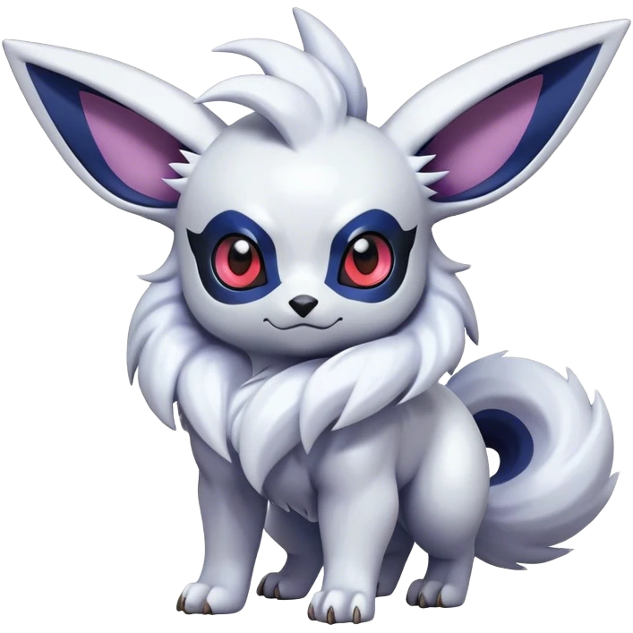 Epic Shiny Cool Cute Kawaii Eevee-Absol-Zorua-Pokemon Full Body emoji