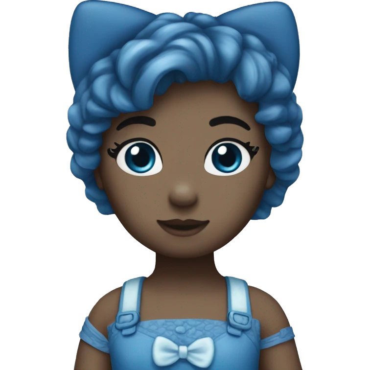 Hello kitty blue 💙 emoji