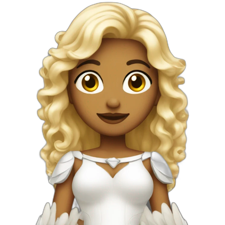 Angel chanteuse  emoji