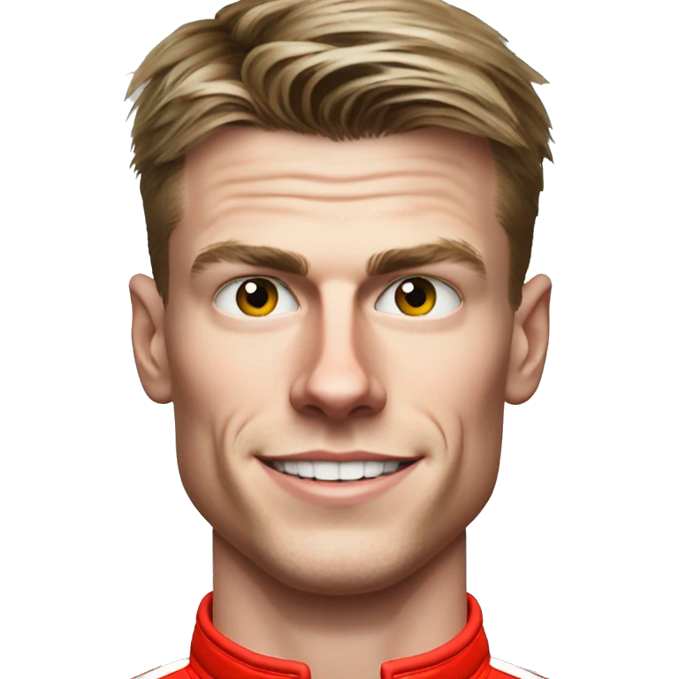 Max verstappen dans une Ferrari  emoji