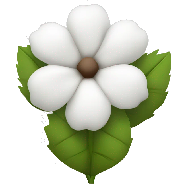 cotton flower emoji