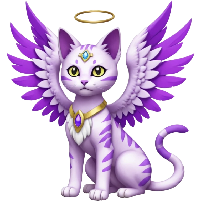 Bastet-Gatomon-Digimon-Fakémon-Pokémon-creature (full body) emoji