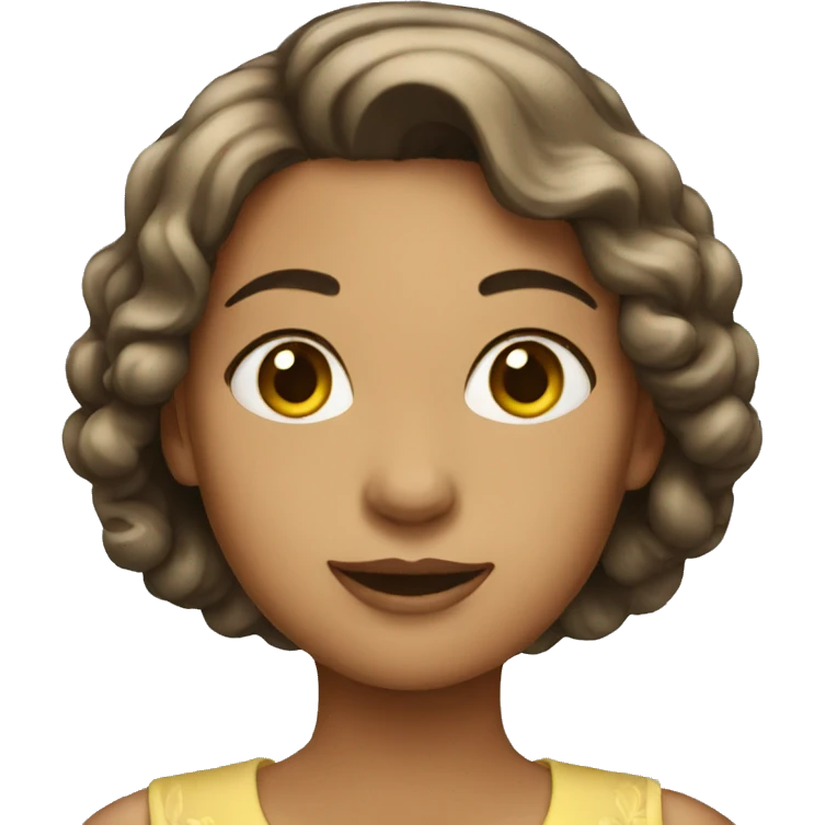 women in dress emoji