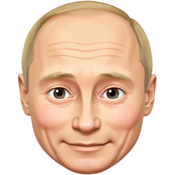 russian president Putin smiles slyly emoji