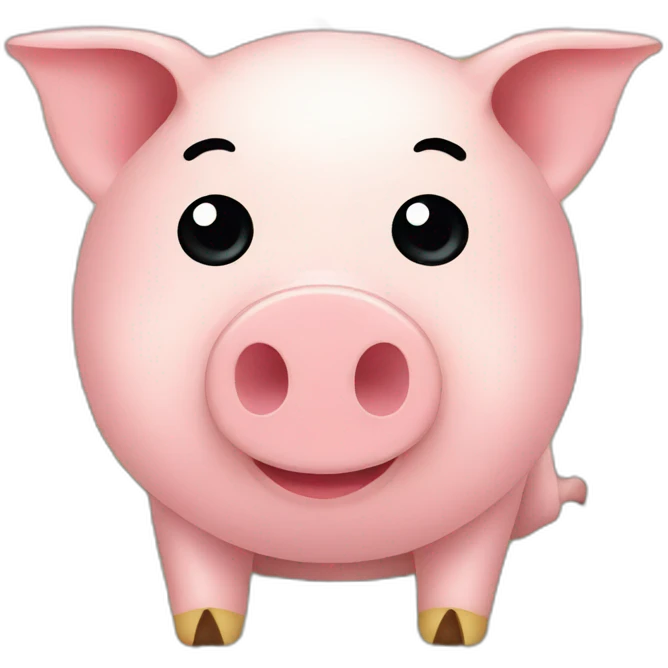 Pig and money emoji