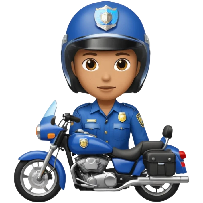мотоцикл з копами emoji