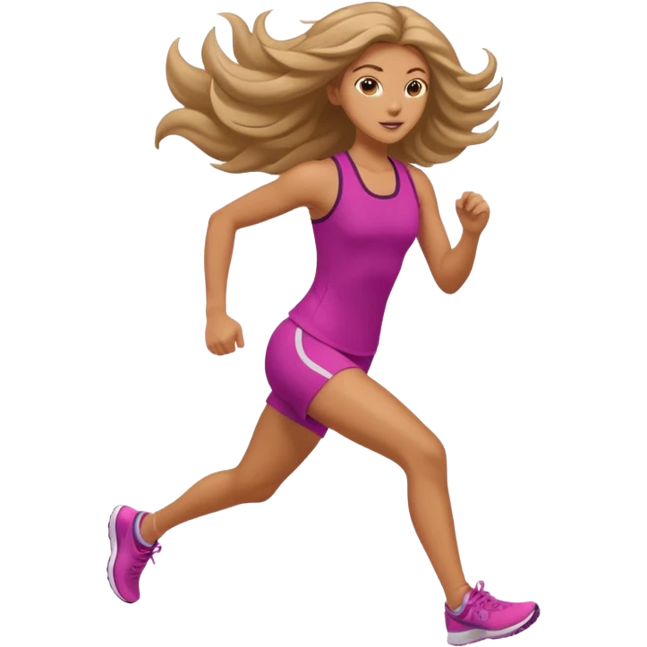 Chica corriendo  emoji
