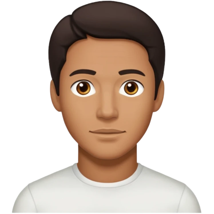 Brian White (Actor) with dark brown hair emoji