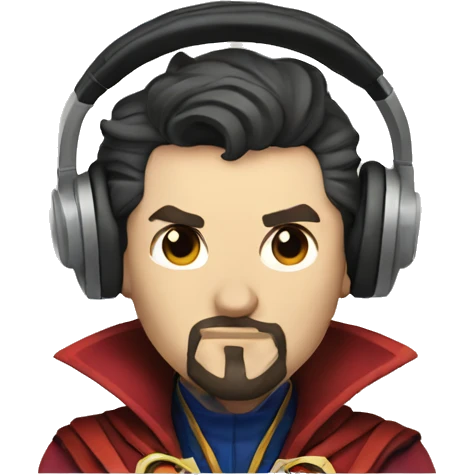 doctor strange listening to music emoji