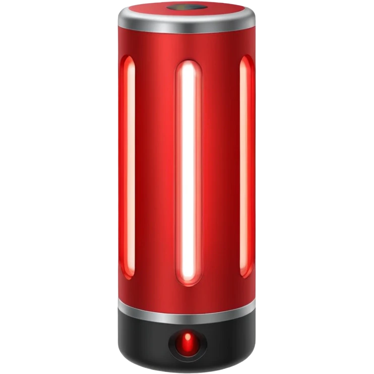 Red light therapy emoji