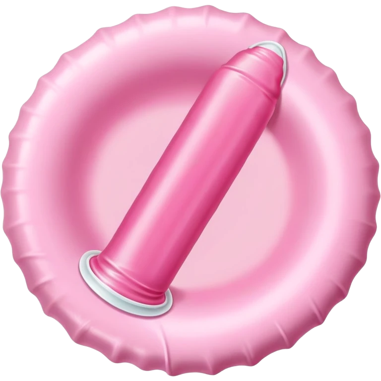 pink condom emoji