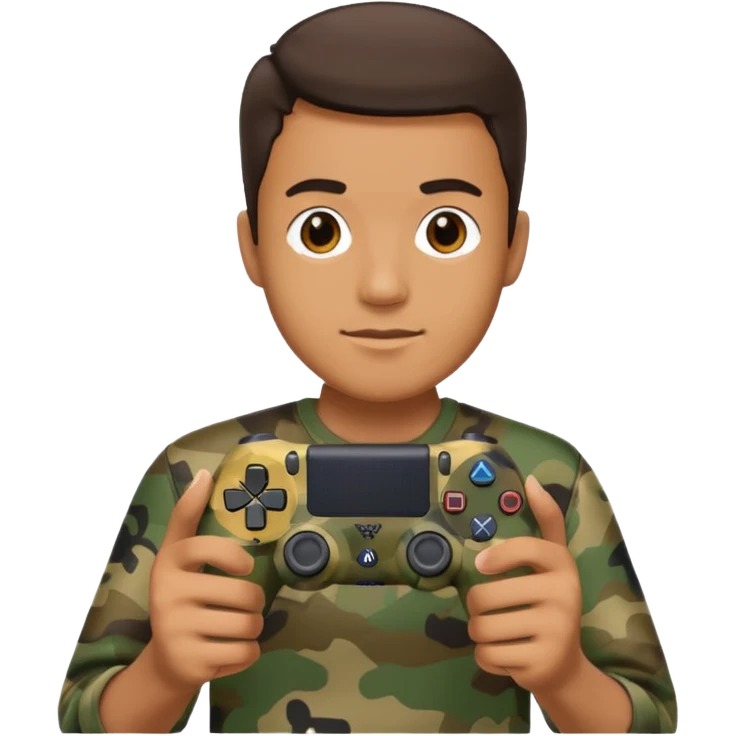 homme-avec-manette-ps4-camouflage emoji