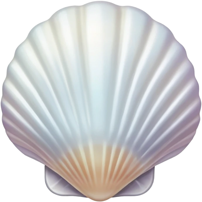 White Seashell emoji