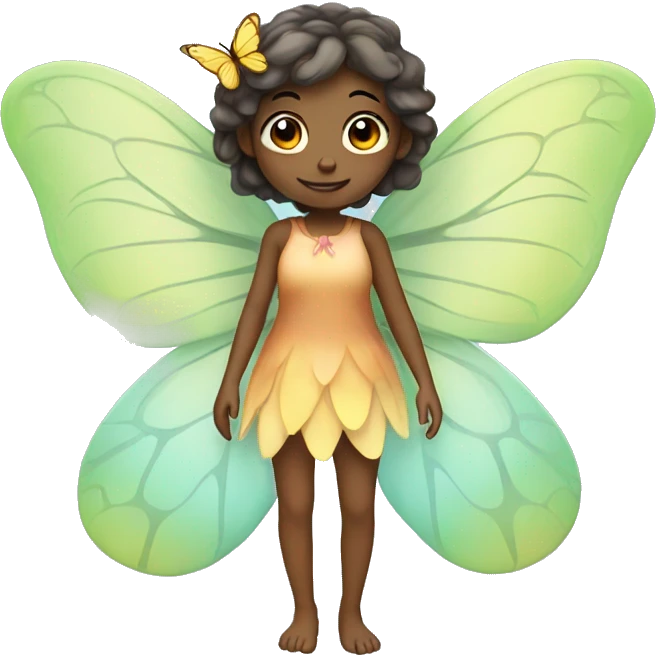 Fairy with butterfly wings emoji