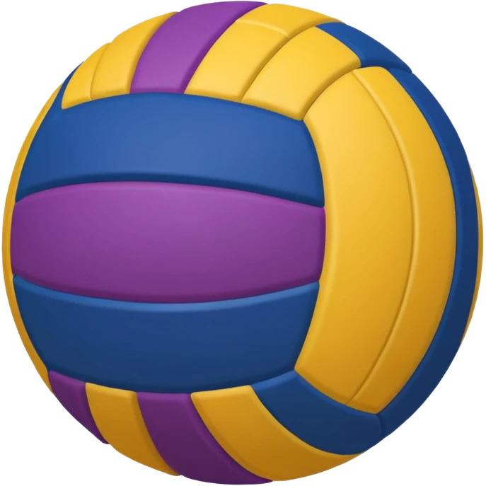 colorful volleyball ball emoji