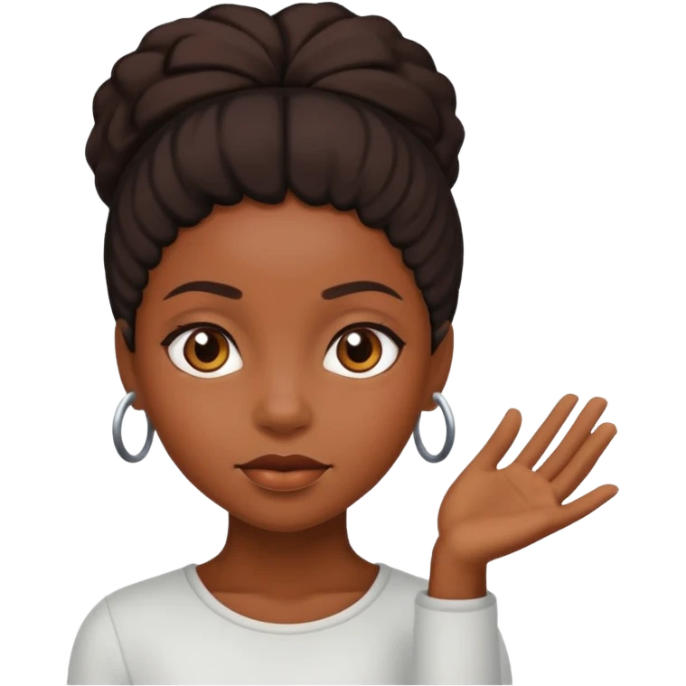 黒人の女の子 emoji
